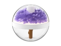 Humidificador recargable por USB Digitallab, 270 ml, 800 mAh, luz LED, silencioso (morado)