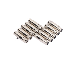 Adaptador Xlr Metálico De 3 Pines Hembra A Macho, Mini Conector Para Cable De Altavoz/monitor De Micrófono