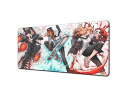 Alfombrilla De Ratón De Goma De Anime (estilo 6, 300 X 700 X 2 Mm), 900 X 400 Mm, Antideslizante, Con Diseño De Hombre Motosierra.