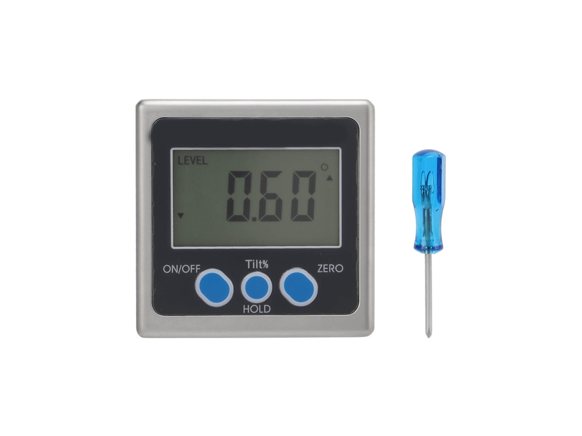 Nivel Magnético Digital Con Pantalla Lcd De 4x90 Grados - Medidor De Ángulo Preciso E Inclinómetro