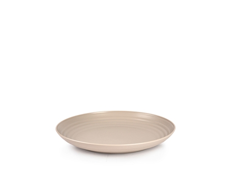 Plato Llano 25 Cm Reutilizable Ideal Fiestas Marrón PLASTIC FORTE