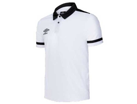 Polo de Hombre para Fútbol UMBRO Manyara Blanco (2XL/3XL)