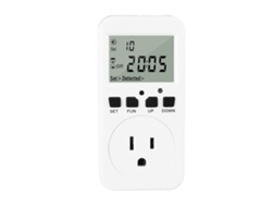 Enchufe Digital Con Temporizador De Cuenta Regresiva, Pantalla Lcd Y Apagado Automático.