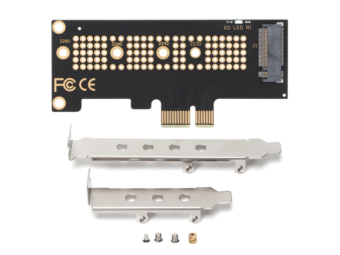 Tarjeta Adaptadora Pcie A Convertidor De Ssd Nvme Ngff M.2 Para Ssd 2230/2242/2260/2280 Lector De Disco Duro Adaptador M.2 Pcie Pciex1
