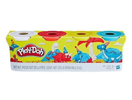 Plastilina PLAYDOH 4 Botes de helado de pasta de modelar (Edad mínima: 2 años)