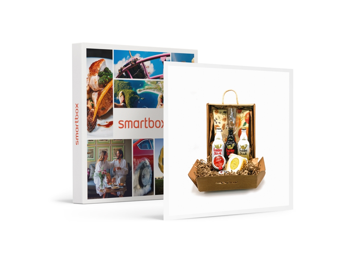 Caja Regalo SMARTBOX esCerveza en casa: caja con cervezas, quesos, chocolates y más