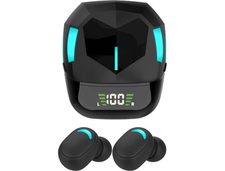 Auriculares Bluetooth KLACK® Gaming (In Ear - Micrófono - Noise Cancelling  - Negro)