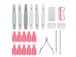 Kkml-kit De Ferramentas Para Manicure 13 Peças: Quitanieves, Cintas De Polimento, Tesouras Para Pele Morta E Acessórios Domésticos