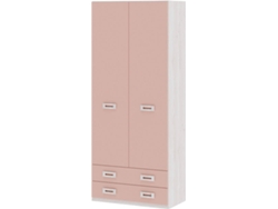 Armario MUEBLAM Artic Rosa Nube Melamina (99x232x50 cm)