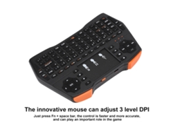 Mini Teclado Qwerty Con Touchpad Inalámbrico