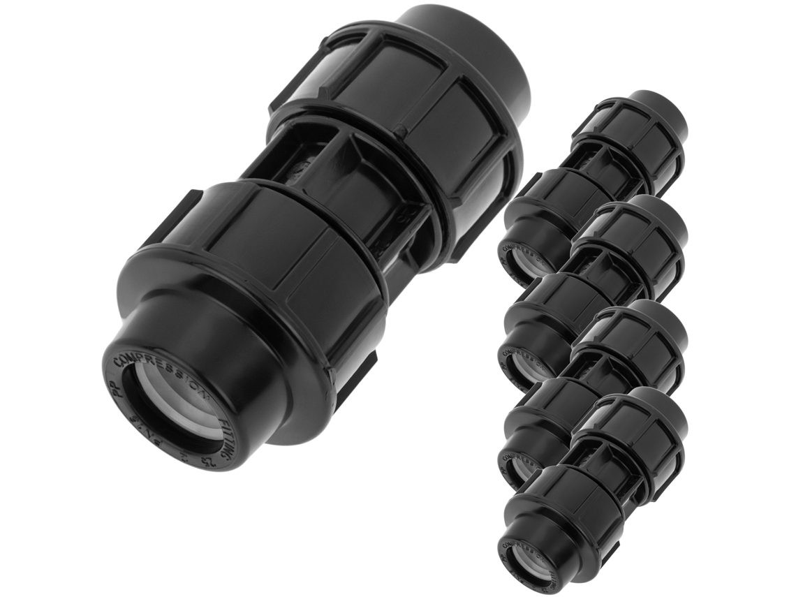 Pack De 5 Unidades De Polipropileno Link 3/4 25 Mm Para Sistema De Riego PRIMEMATIK.COM