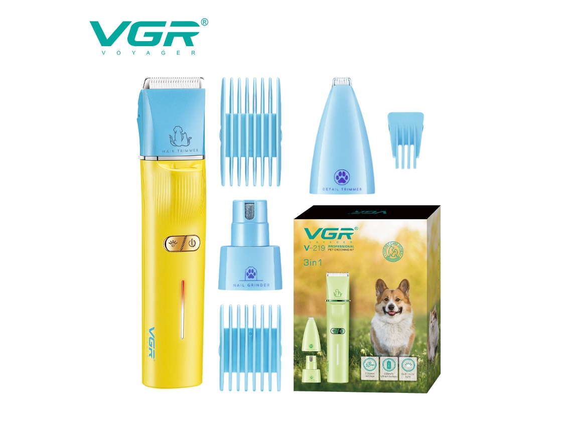Recortadora Multifuncional De Pelo Para Mascotas (amarilla)