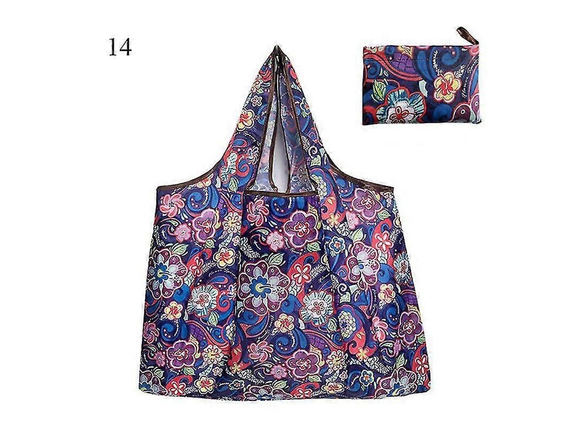 Bolsa de compras reutilizable y plegable para mujer, bolsa ecológica. GOKOCO