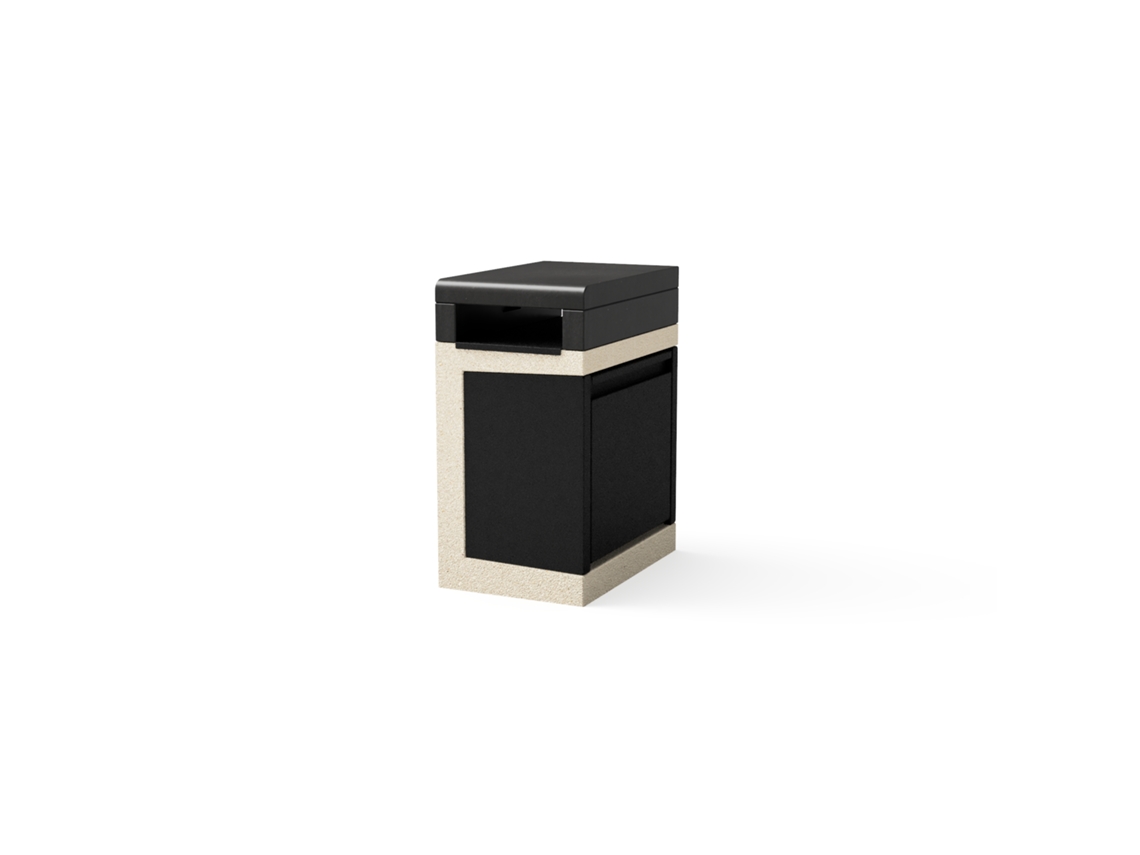 Modulo con Cubo de Basura para Barbacoa TUOZI Kitaway (Blanco, Negro - 42x63x81cm)