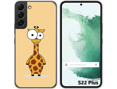 Carcasa Samsung Galaxy S22 Plus 5G TUMUNDOSMARTPHONE Dibujos Jirafa Multicolor
