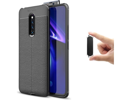 Funda + Soporte Magnético Vivo Y72 5G Rugged Leather Negro
