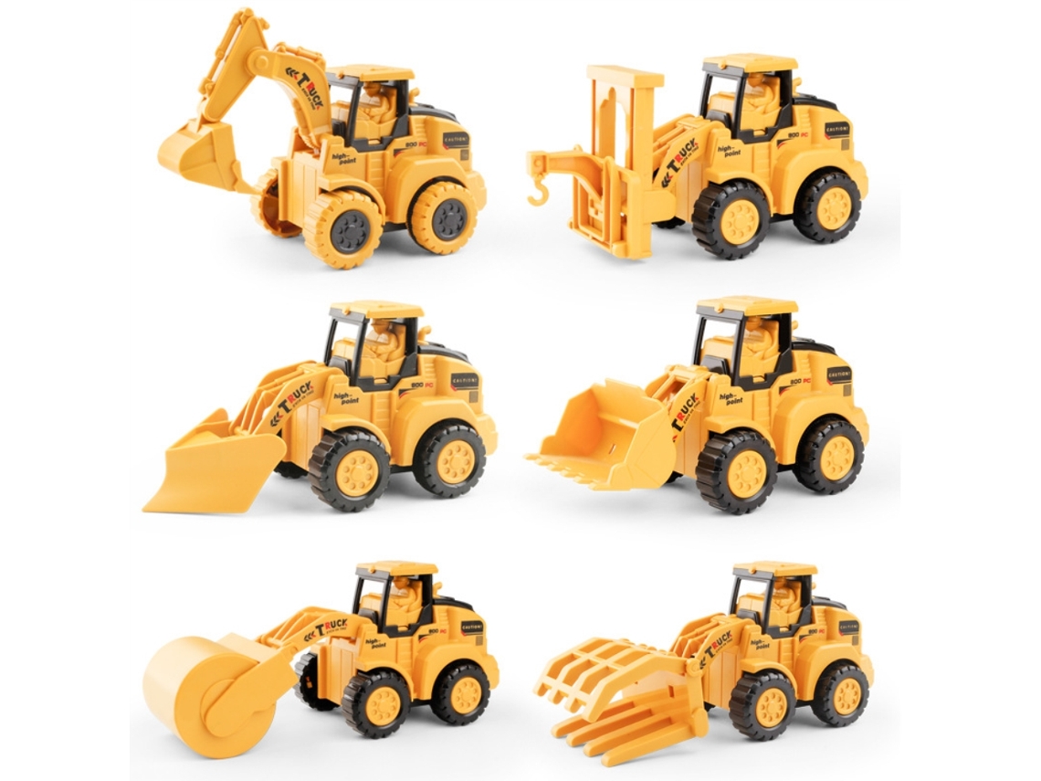 Juguetes De Construcción Press And Go Para Niños: Vehículos De Construcción Para Niños Y Niñas.