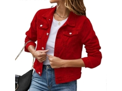 2026-chaqueta Vaquera Corta De Manga Larga Para Mujer Con Hebilla En Bolsillo S2024123014671