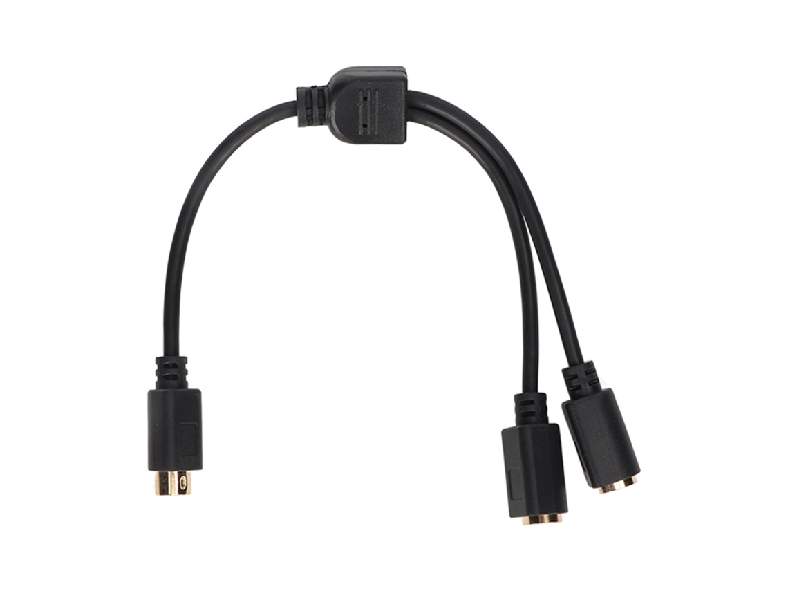 Cable Mini Din De 4 Pines A 2 Mini Din De 4 Pines, Terminal S Profesional, Conector Divisor En Y Mini Din De 4 Pines