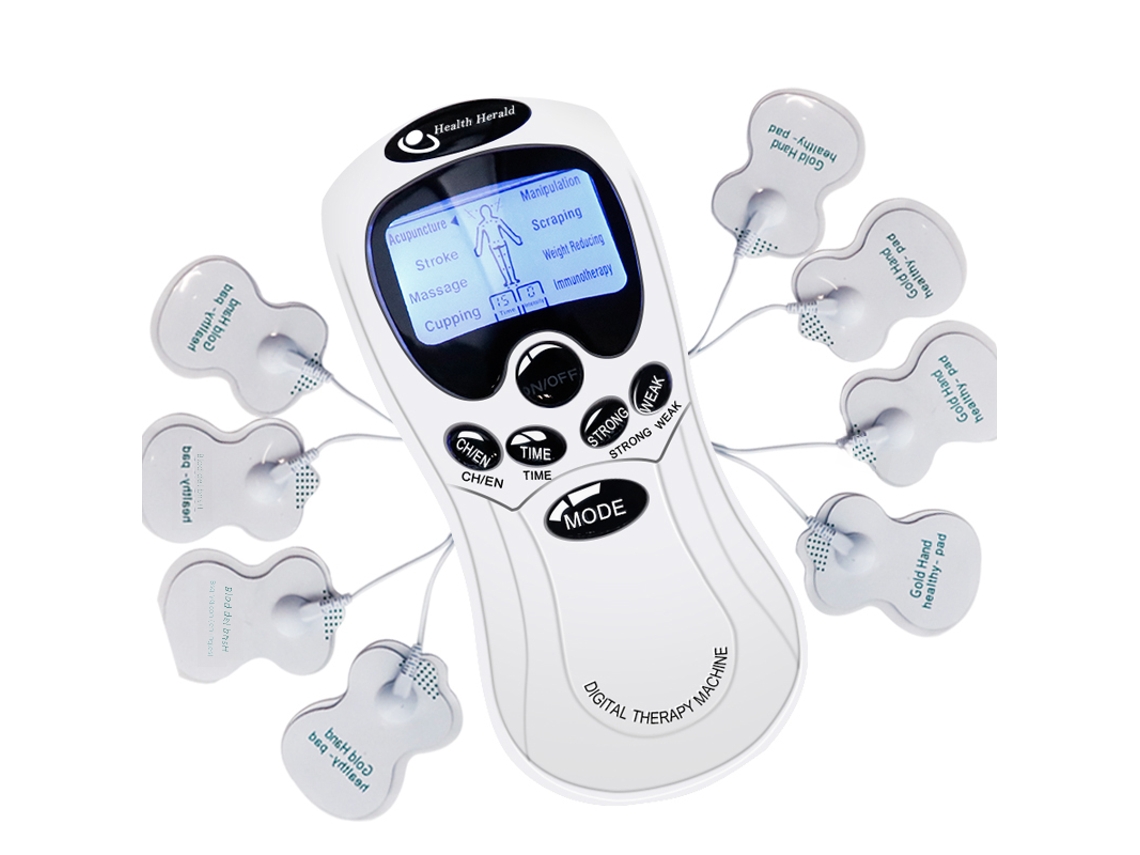 Masajeador Electroterapéutico De Acupuntura Tens De 8 Electrodos Para El Cuidado De La Salud, Masajeador De Pulso