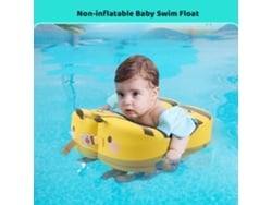 Flotador De Natación Para Bebés No Inflable, Seguro, De 3 A 72 Meses, Mambobaby, Amarillo