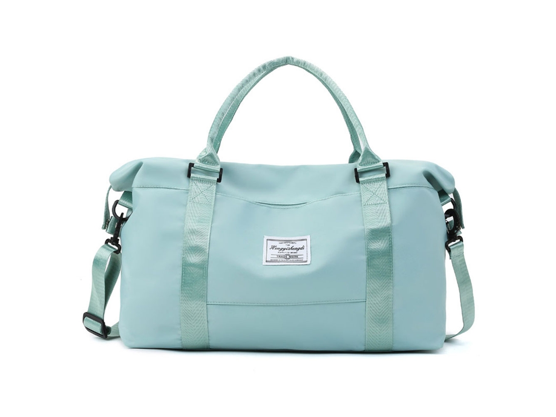 Maleta De Viaje De Mujer Para Fitness Deportiva Gimnasio Tecido Verde (15.35x23.62x6.29)
