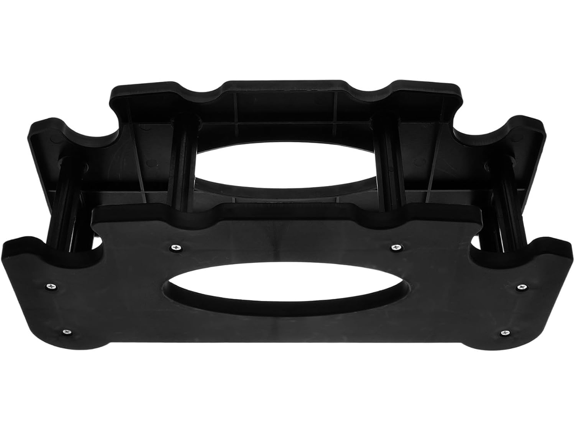 Soporte Para Mancuernas Desmontable De Plástico Negro Compacto