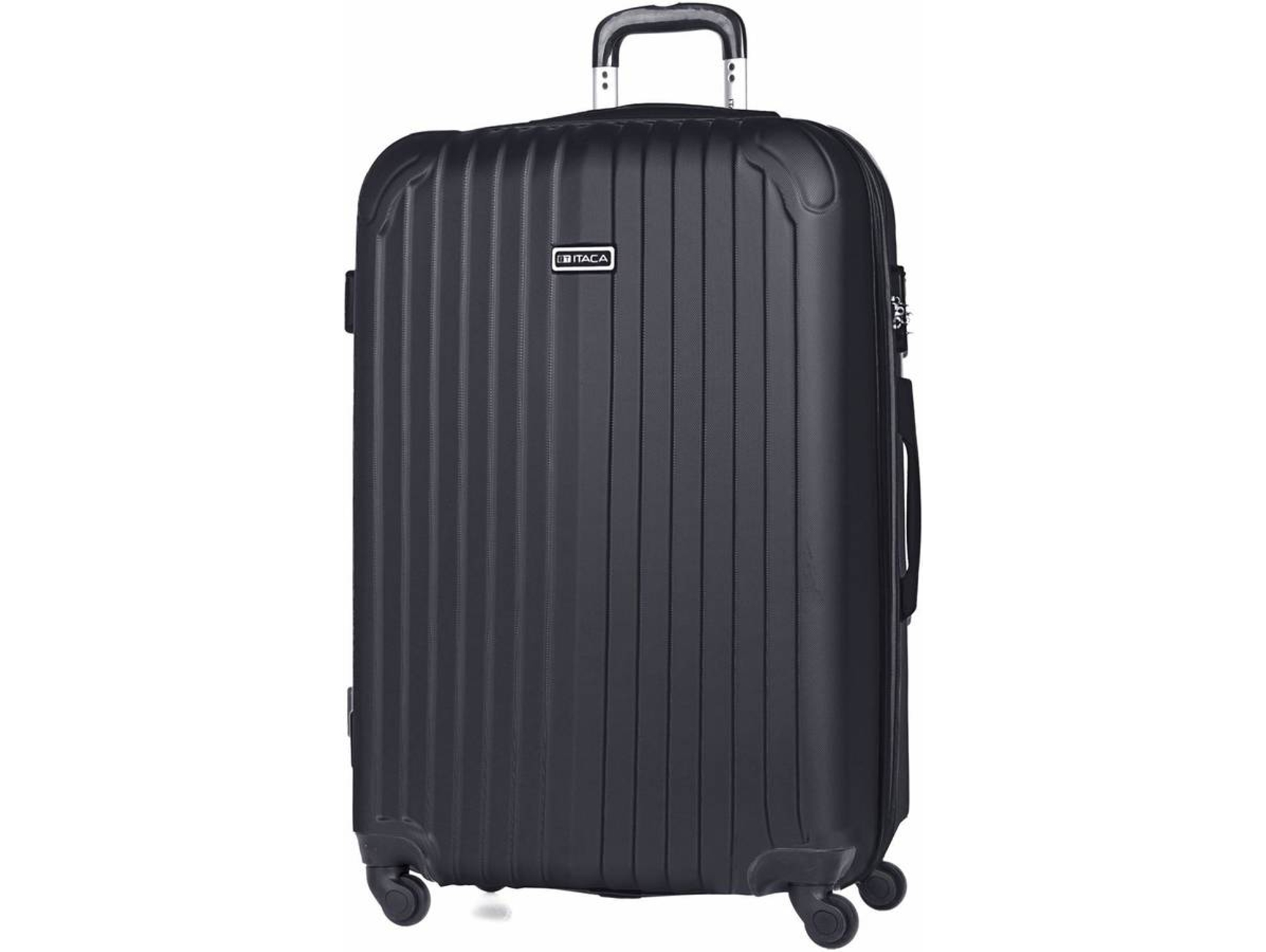 Maleta de Viaje Grande  ITACA ABS Dura Negro (76x49x30cm - 100 L)