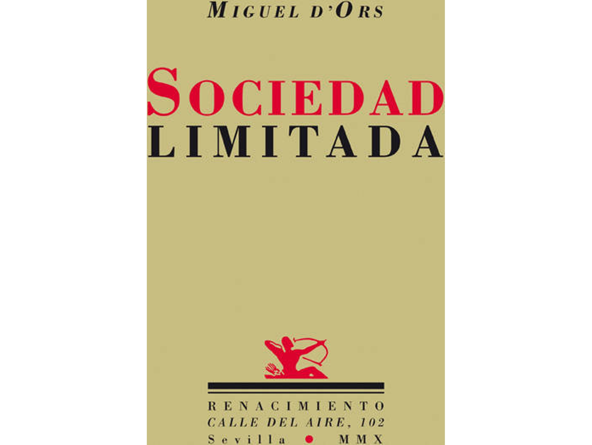 Libro Sociedad Limitada de Miguel D'Ors (Español)