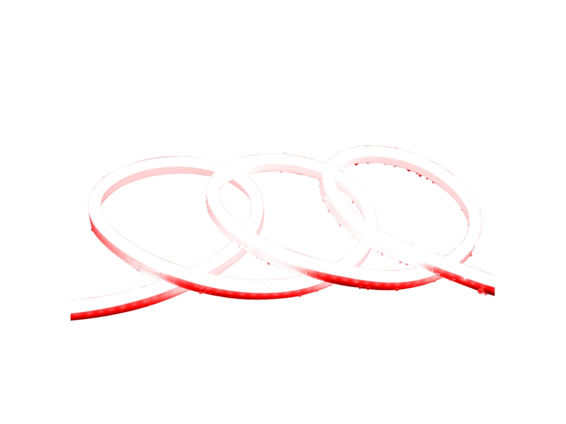 Tira Led Neón Regulable 220v Sflex8 8w/m Corte 100cm Ip65 A Medida Vermelho 1 M