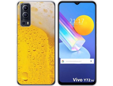 Carcasa Vivo Y52 5G TUMUNDOSMARTPHONE Cerveza Multicolor