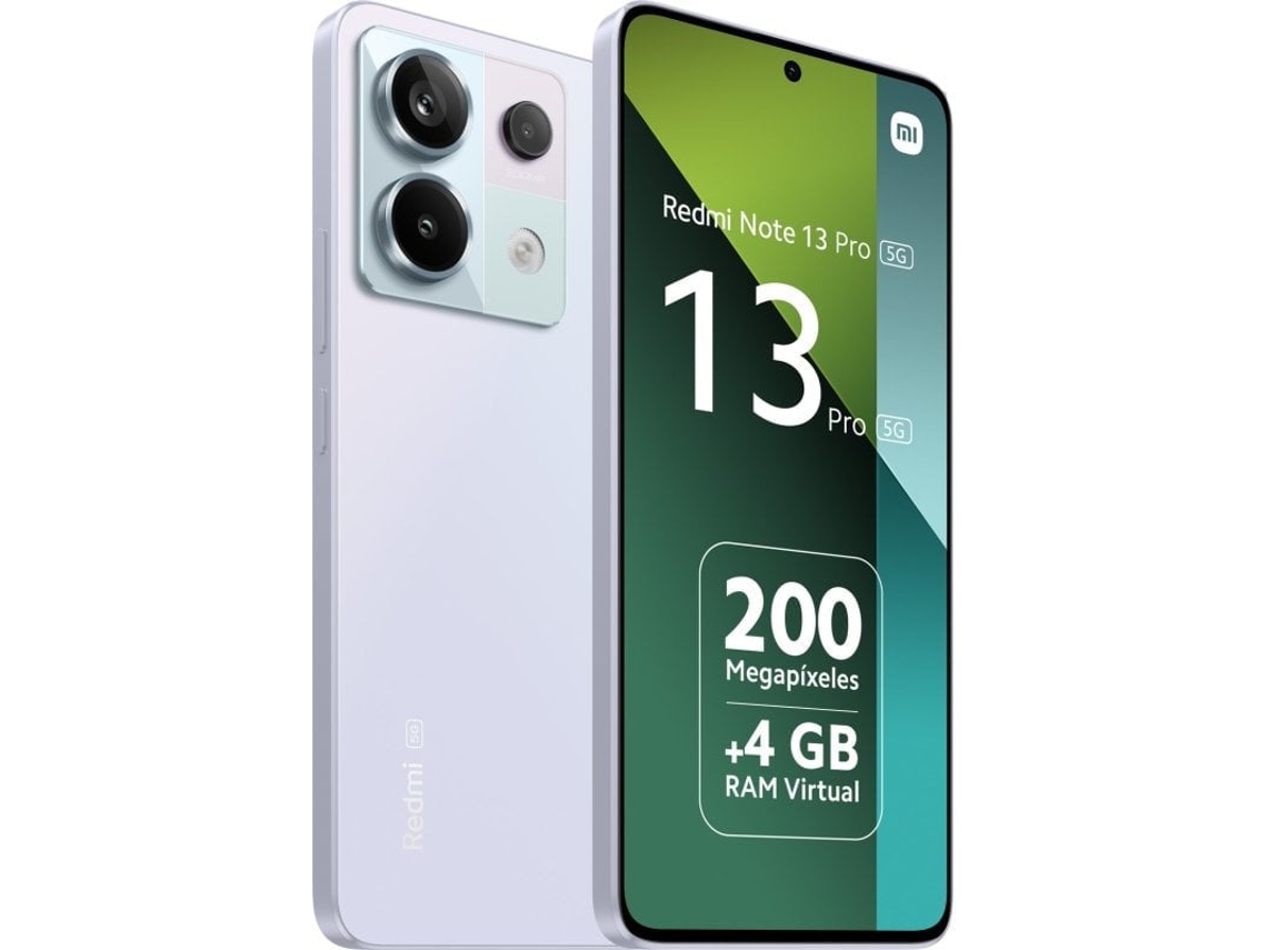 Reacondicionado Marcas Minimas Xiaomi Redmi Note 13 Pro 5g 8gb 256gb Smartphone Móvil Libre Android, Purpura