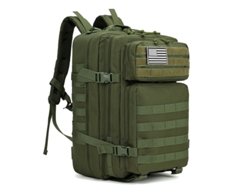 Mochila táctica militar, 45L, adecuada para senderismo, caminatas, plegable, impermeable, supervivencia, ideal para niños, educativa, D