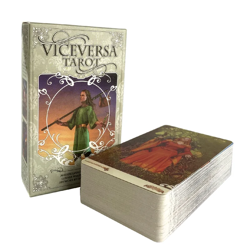 Juego De 78 Cartas De Tarot Invertido, Cartas De Tarot, Cartas De Oráculo, Cartas De Tarot Para Reuniones Familiares