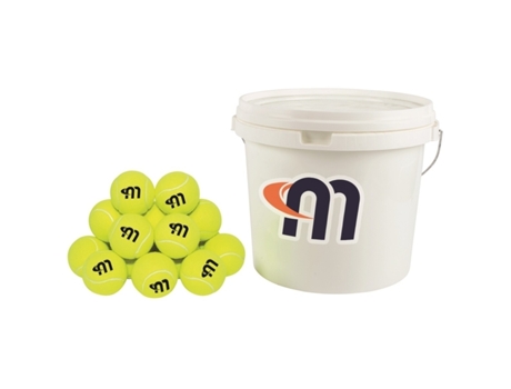 Cubo de 48 pelotas de tenis MEGAFORM