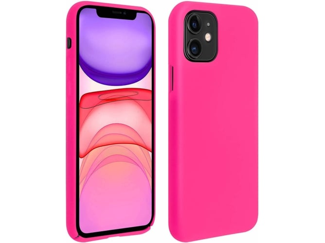 Funda iPhone 11 AVIZAR Silicona Rosa
