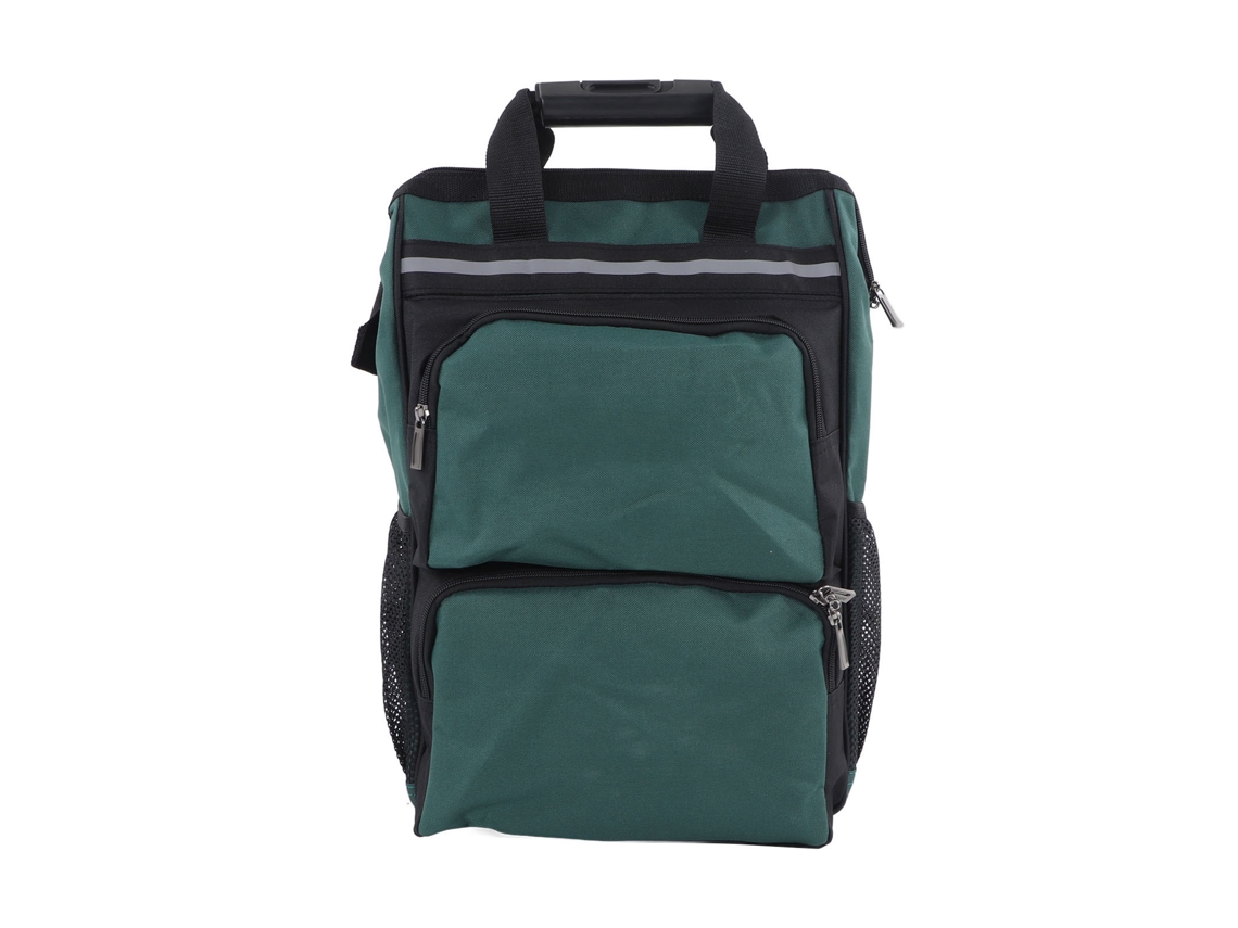 Mochila Portaherramientas De Lona Resistente Con Gran Capacidad Y Múltiples Compartimentos, 48 Cm.