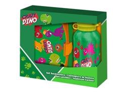 Set Sandwichera Aluminio Dino Crazy