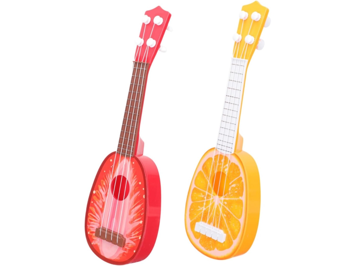 Ukeleles De Juguete De 2 Piezas Para Niños Y Niñas, Instrumentos De Cuerda De Simulación