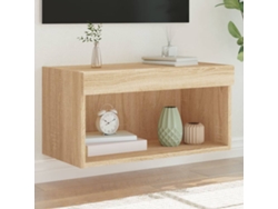 Mueble de TV | Mueble de TV | Mueble de TV con luces LED 60x30x30 cm Roble Sonoma