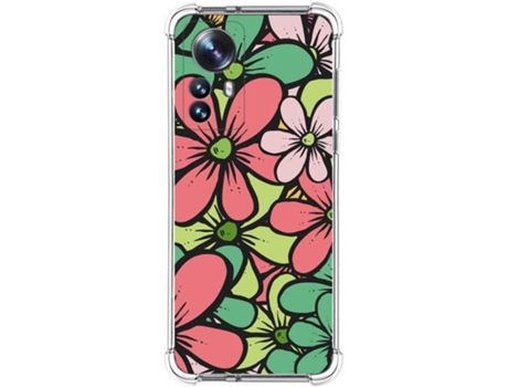 Carcasa para Xiaomi 12 Pro 5G TUMUNDOSMARTPHONE Dibujos Antigolpes Flores 02 Multicolor