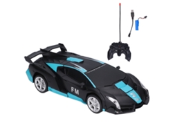 -coche Rc Transformador Robot Escala 1:18 Regalo De Cumpleaños Para Niños Con Deformación De Un Botón