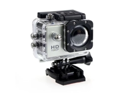 Cámara de acción Digitallab Mini HD 1080p resistente al agua (plateada)