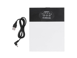 Bomba de oxígeno USB de 12 W y 5 V para acuario, portátil, ultra silenciosa