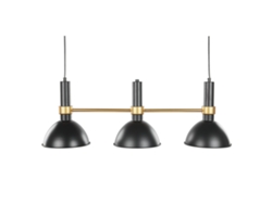 Lámpara de techo BELIANI Beles de Metal Negro 82x20x107