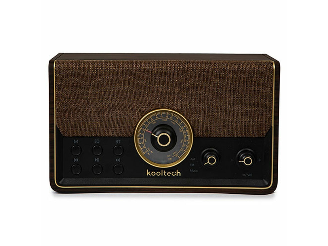 Radio Portátil Bluetooth Kooltech Vintage