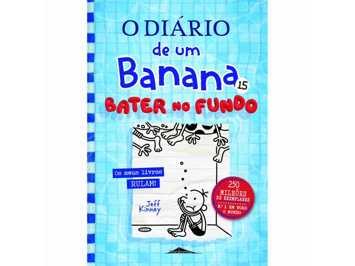Libro O Diário de um Banana 15 - Bater no Fundo de Jeff Kinney (Portugués - Tapa Dura)