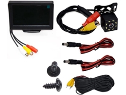 Cámara De Marcha Atrás Gran Angular Con Pantalla Lcd Tft De 4,3 Pulgadas O Monitor Resistente Al Agua.