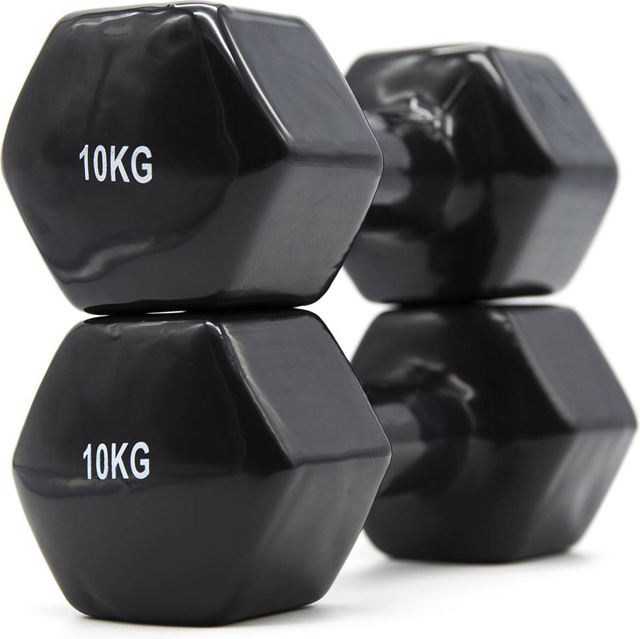 Mancuernas GOODBUY FITNESS Recubierta de Vinilo (7 Kg - 2 Unidades)