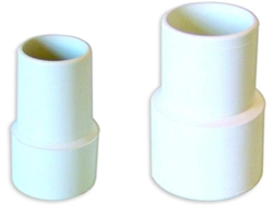 Fluidra 01387 Terminal Manguera Blanco D. 38 para Manguera 01374-01378